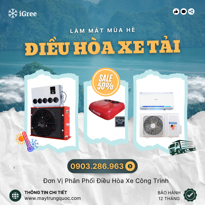 Top 10 Điều Hòa Ắc Quy (12V, 24V) Cho Máy Công Trình Tốt Nhất 2025 [Hướng Dẫn + Đánh Giá]
